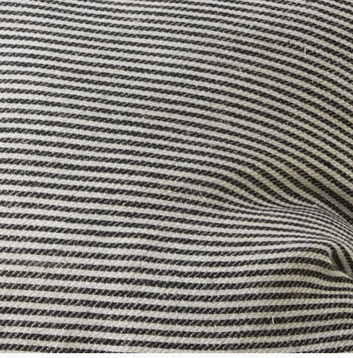 Image of Striped Linen Cushion 