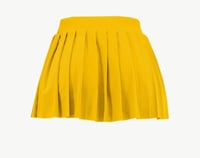 Image 1 of Get em’ girl pleated mini skirt (yellow)