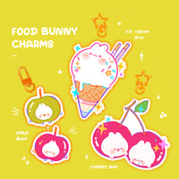 Food Bunny Charms