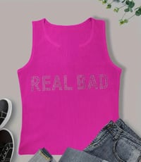 Image 1 of The real bad crop top(hot pink)