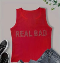 Image 1 of The real bad crop top (red)