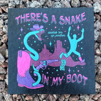 Snake Boot Print