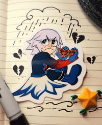 Image 2 of cringelord of all evil - riku stickers