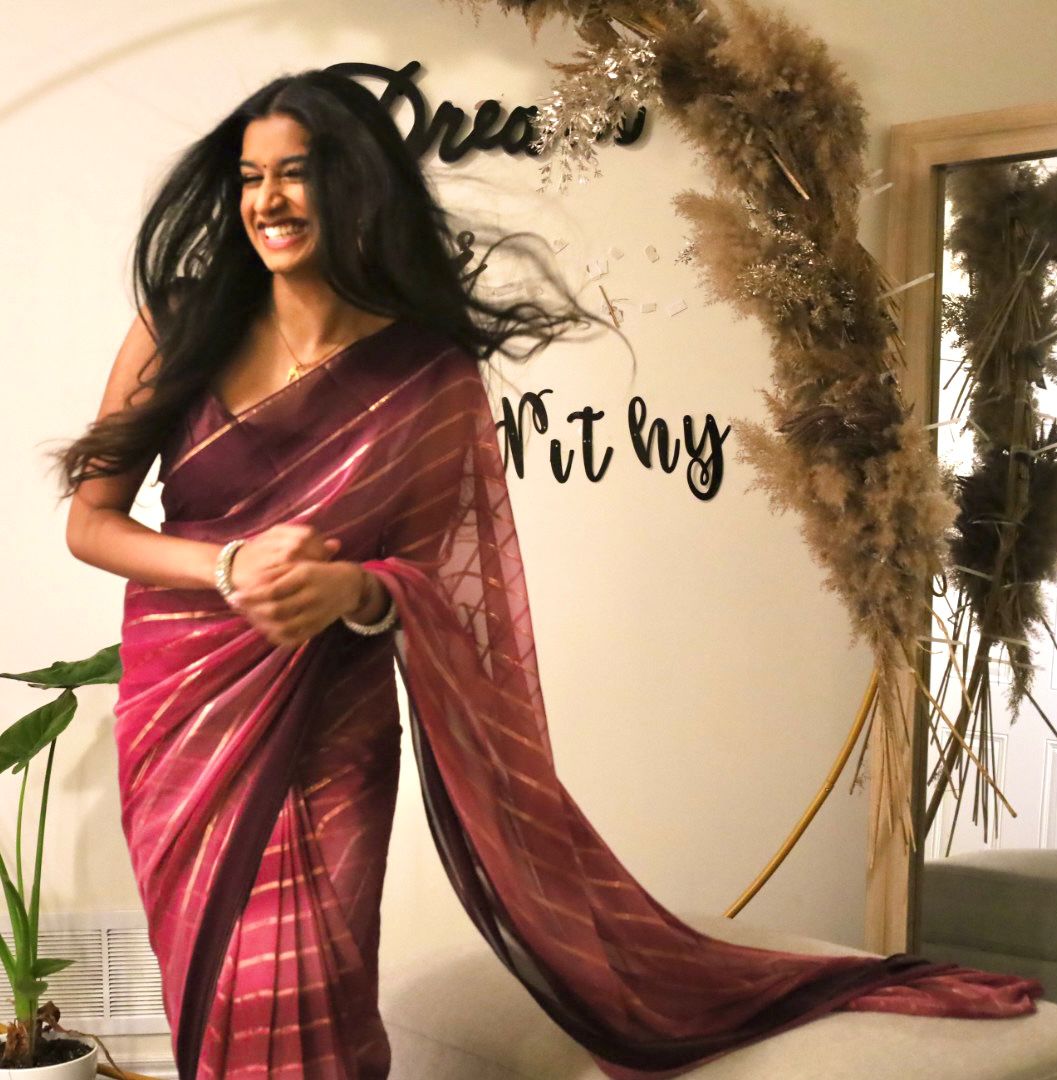 Image of Read to Wear Pre pleated Saree 