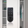 Smart Electronic Password Door Lock Touch Screen Digital Security Anti-theft Wooden Cabinet Keypad