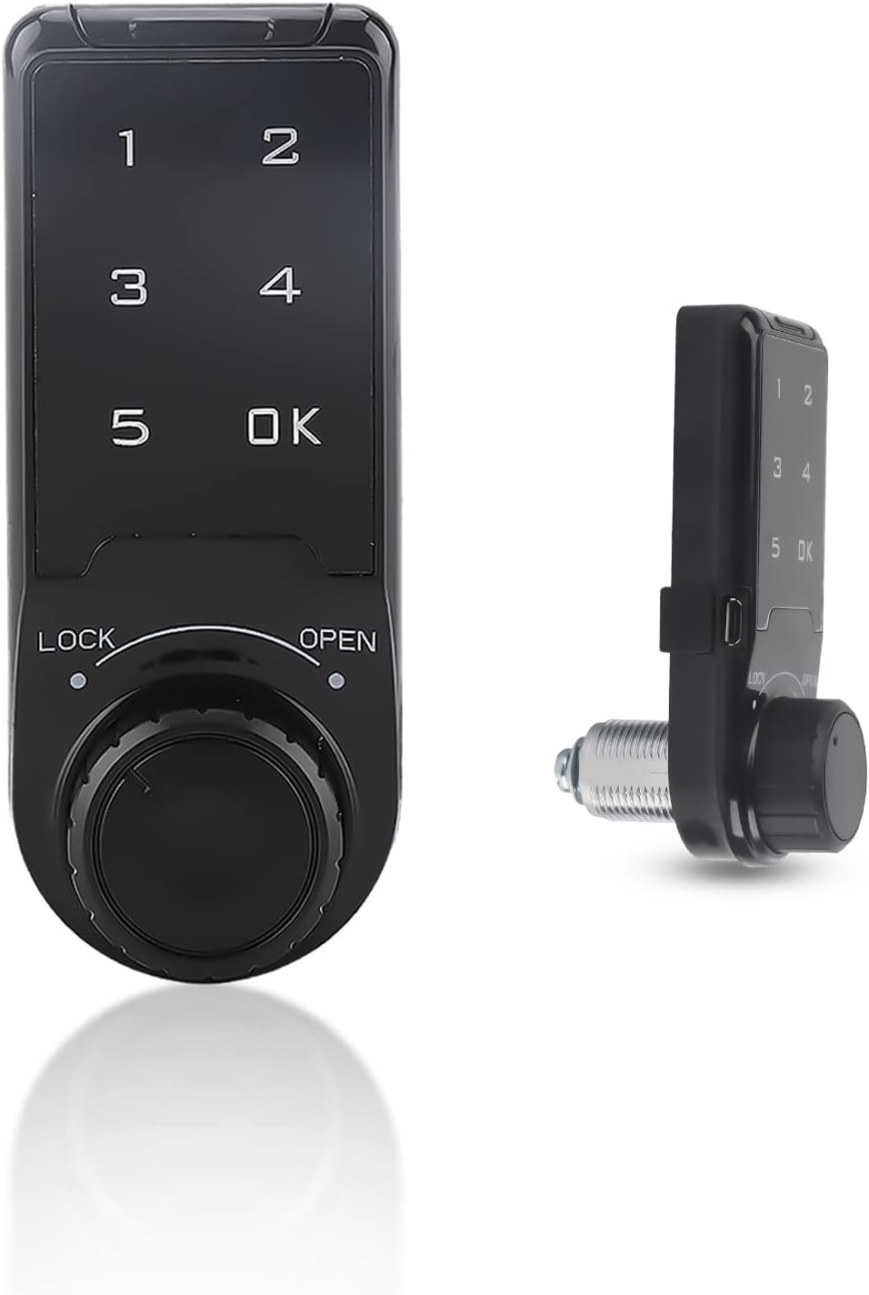 Smart Electronic Password Door Lock Touch Screen Digital Security Anti-theft Wooden Cabinet Keypad