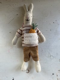 Image 1 of Bunny with crochet carrot