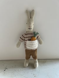 Image 2 of Bunny with crochet carrot