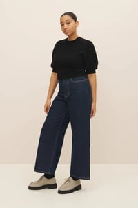 Image 1 of kowtow Quinn top black