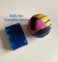Image 1 of Sally The Pumpkin Queen Gift Set Nightmare Before Christmas Halloween Handmade Vegan Bathbomb Soap