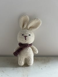 Image 1 of Small Amigurumis Bunny with scarf 