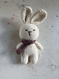 Image 2 of Small Amigurumis Bunny with scarf 