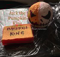 Image 2 of Jack the Pumpkin King Gift Set Nightmare Before Christmas Handmade Vegan Bathbomb Soap Halloween 