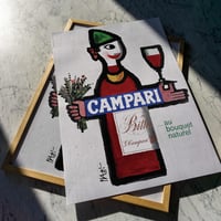 Image 1 of Campari - au bouquet naturel | Celestino Piatti - 1966 | Drink Poster | Vintage Poster