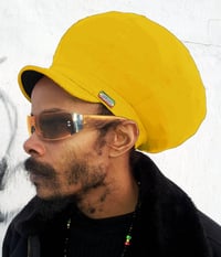 Image of Jah Roots Stretch Hats With Beak {Oshun Gold}