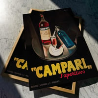 Image 1 of Bitter Campari | Marcello Nizzoli - 1926 | Drink Poster | Vintage Poster