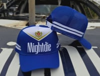 Image 1 of MIGHTDIE Winnie Blue Trucker Hat