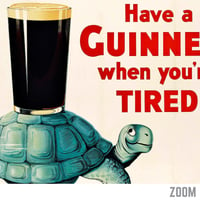 Image 2 of Have a Guinness - Turtle (landscape) | John Gilroy - 1936 | Drink Cocktail Poster | Vintage Poster