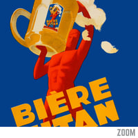 Image 2 of Biere Titan | Gabrielle Favre - 1933 | Drink Cocktail Poster | Vintage Poster