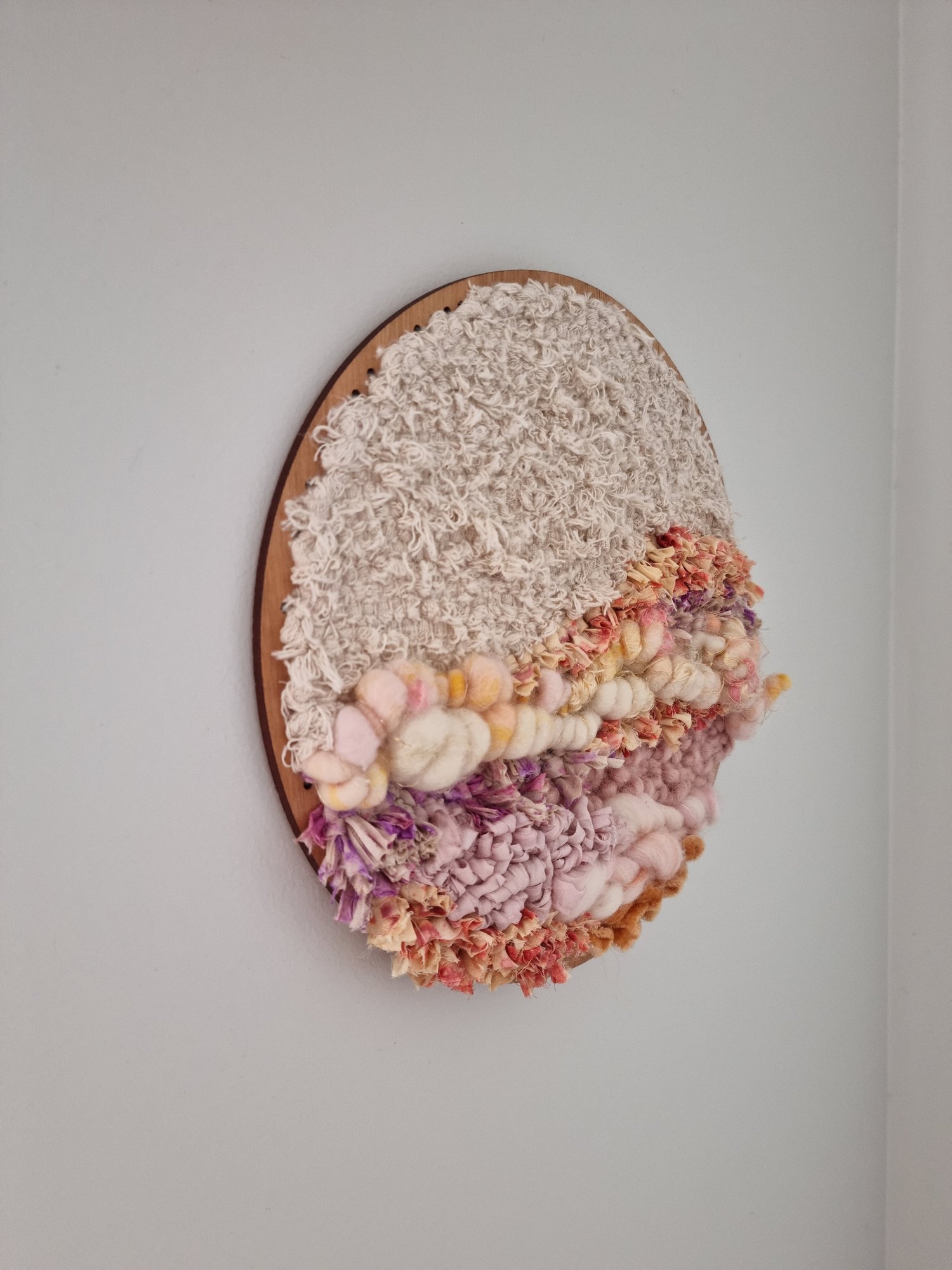 Image of **Reserved** Round Wall Hanging - GLIMMER