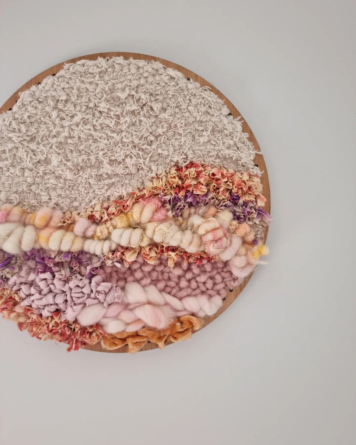 Image of **Reserved** Round Wall Hanging - GLIMMER