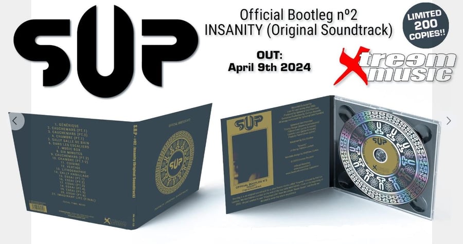 Image of Official Bootleg n°2 réédition XTREEM MUSIC (Insanity original Soundtrack)