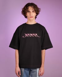 Image 1 of COTTON T-SHIRT WITH RHINESTONES