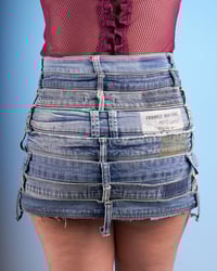 Image 3 of DENIM WAISTBAND MINISKIRT