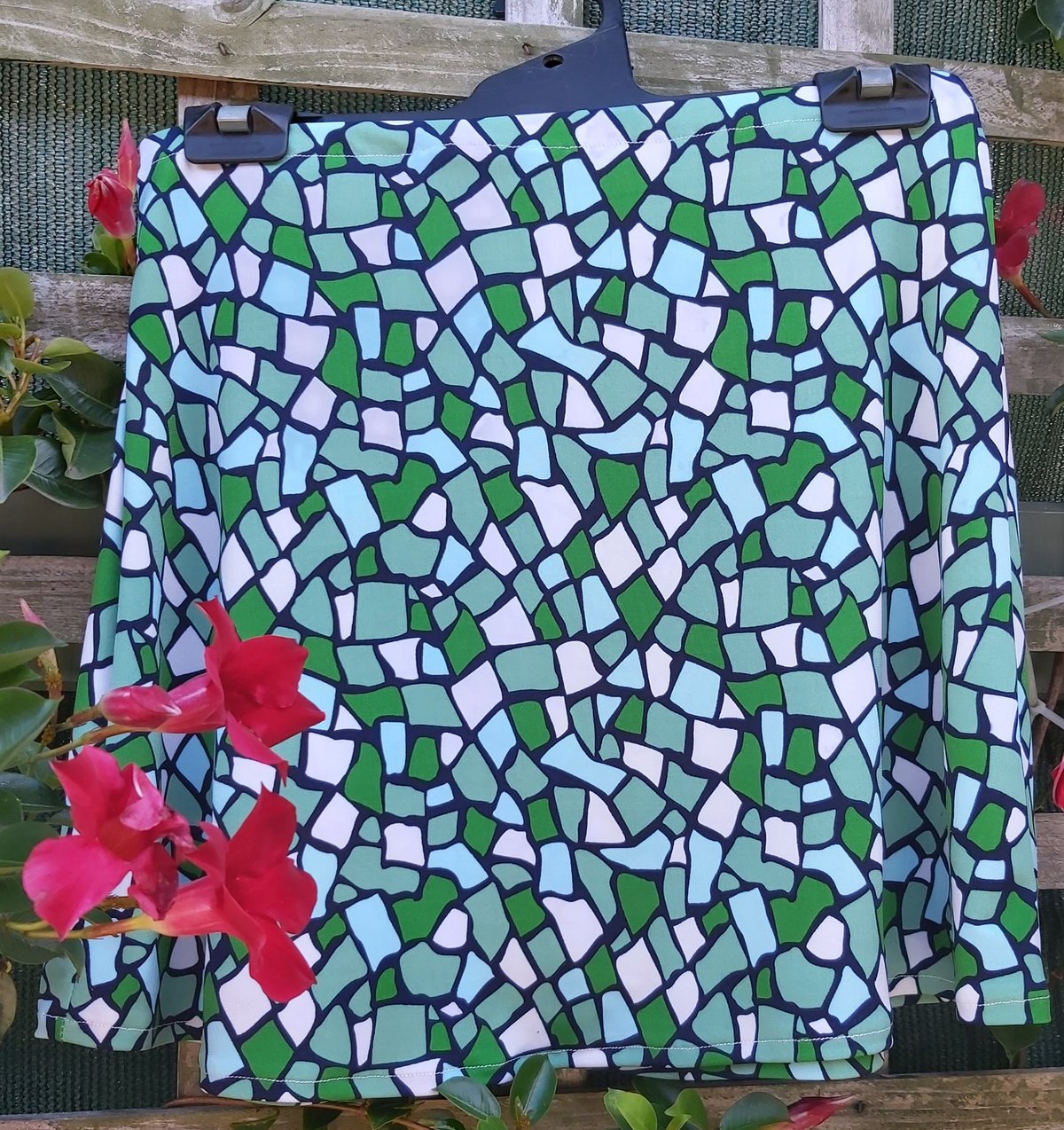 Image of Green Mosaic KAT Skirt Medium