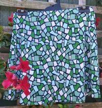 Green Mosaic KAT Skirt Medium