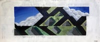 Image 1 of Criss-crossed roads & clouds 