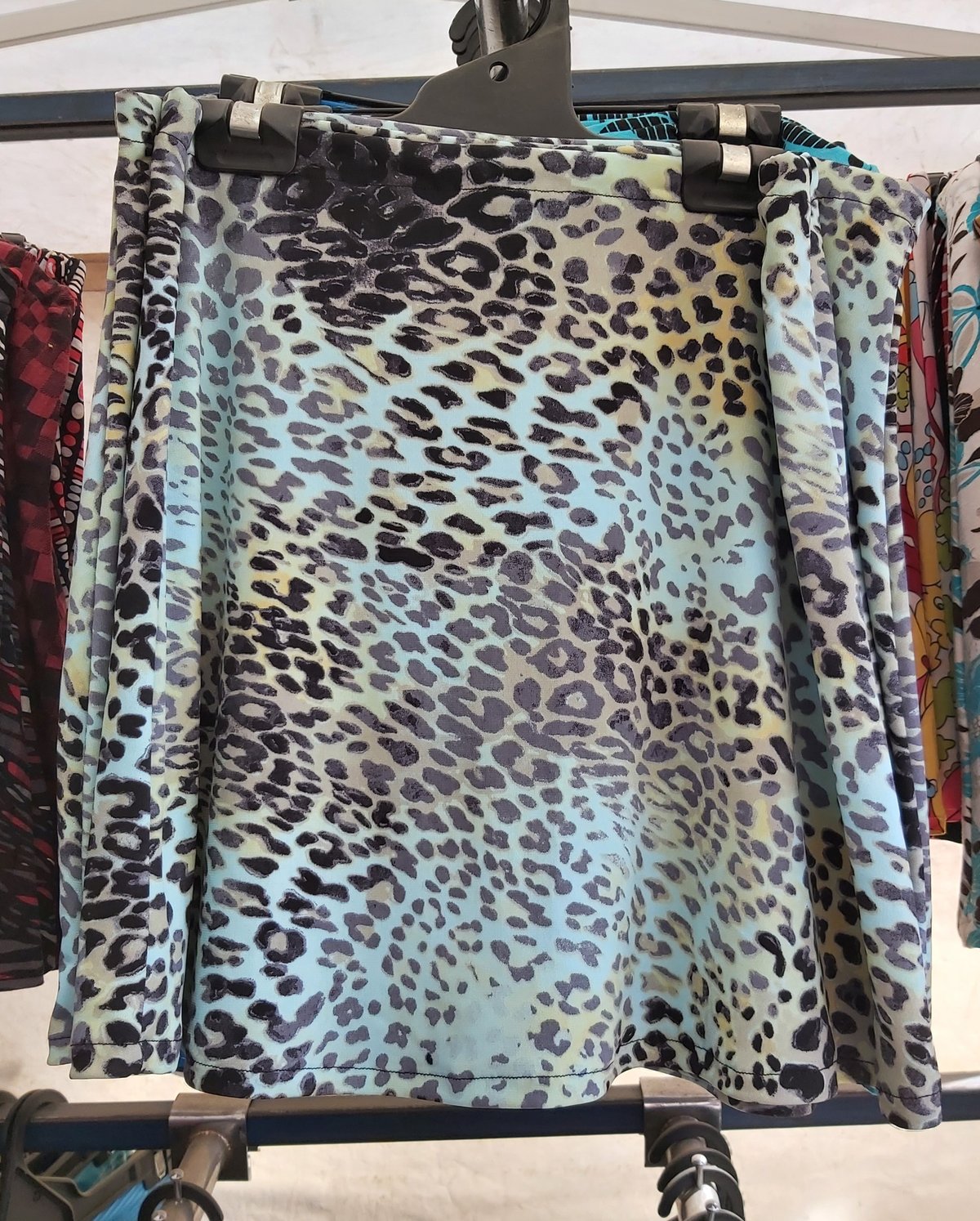 Image of Mint leopard KAT Skirt