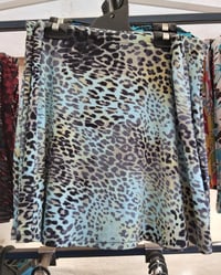 Mint leopard KAT Skirt