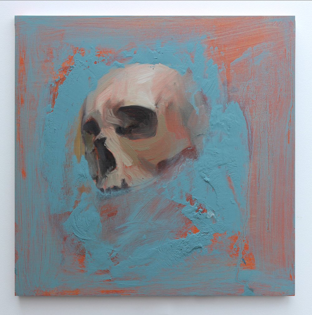 Upper Skull - Oil & acrylic