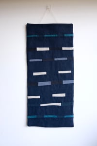 Image 2 of Navy Striations Wall Hanging