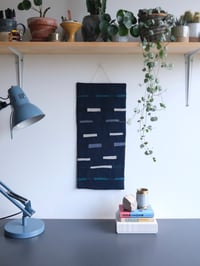 Image 5 of Navy Striations Wall Hanging