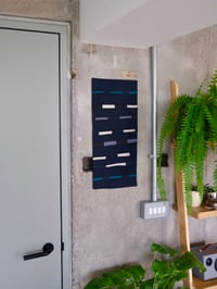 Image 1 of Navy Striations Wall Hanging