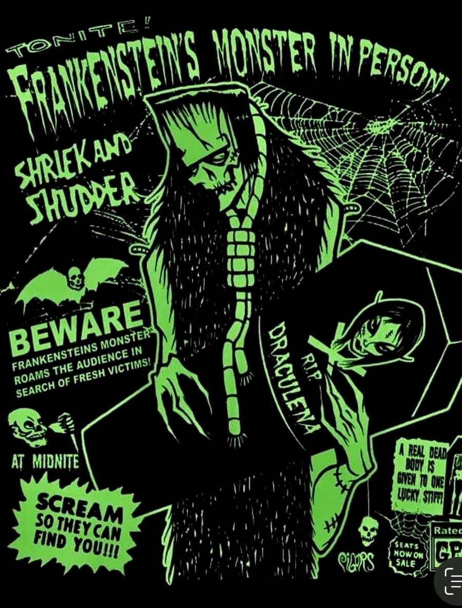 Image of FRANKENSTEIN IN PERSON  -Mens shirt