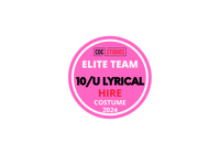 2024 ELITE TEAM 10/U COSTUME - LYRICAL **HIRE**