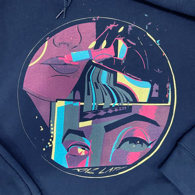 Image of Blueberry Lipstik Hoodie