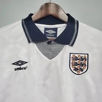 Image 3 of England Home 1990 Retro Shirt
