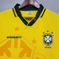 Image 3 of Brazil Home 1994 Retro Shirt