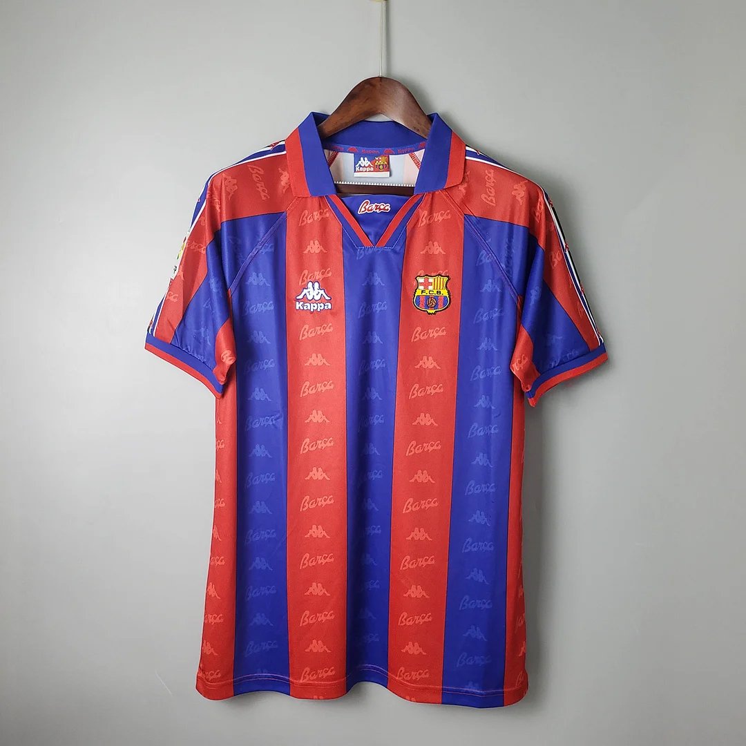 FC Barcelona Home 96/97 Retro Shirt The Kitstore UK, Football