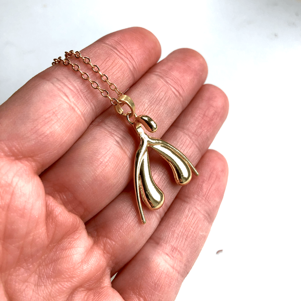 Image of Necklace - Shiny Metal
