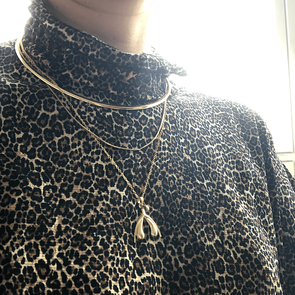 Image of Necklace - Shiny Metal