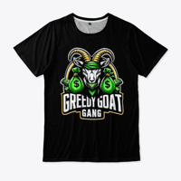 GREEDY GOAT GANG (black t-shirt)