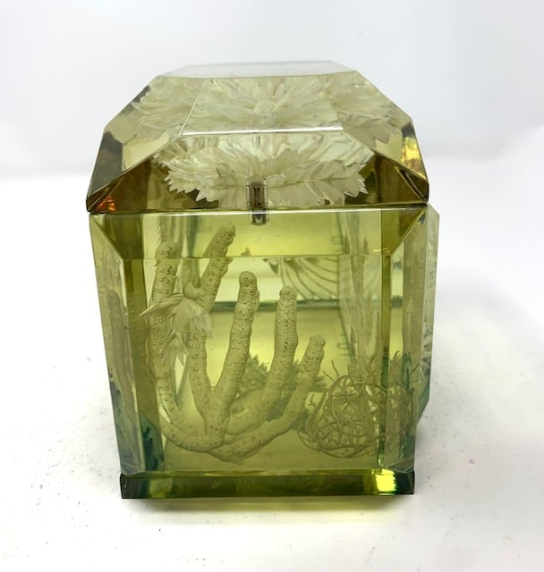 Image of Demi Victorian Lucite Box- Desert Themed