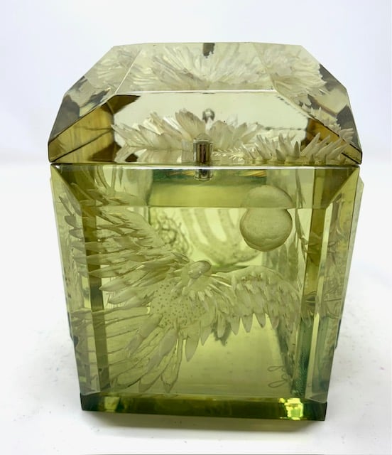 Image of Demi Victorian Lucite Box- Desert Themed- Custom Order Only