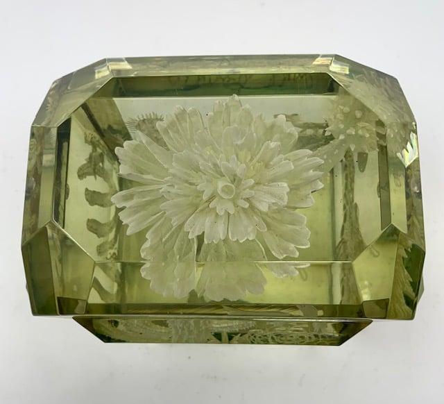 Image of Demi Victorian Lucite Box- Desert Themed- Custom Order Only