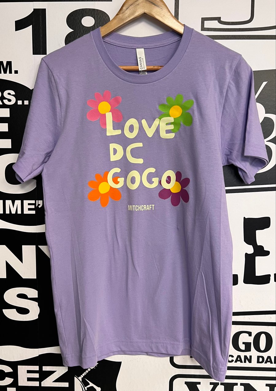 Image of LOVE DC GOGO "BLOOM" Lilac T-shirt